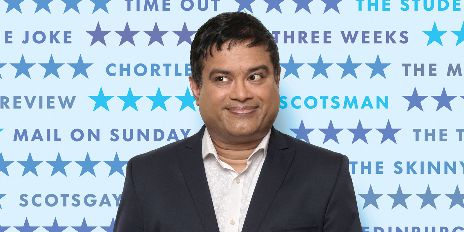 Paul Sinha: 2 Sinha Lifetime | Plymouth Comedy Festival, University of Plymouth event artwork