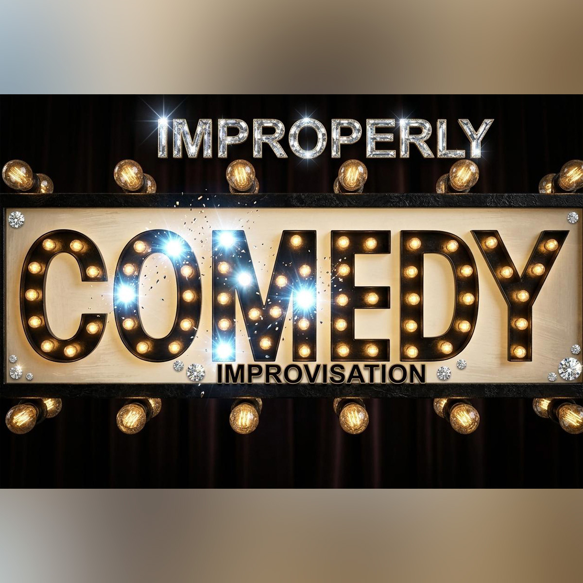 Improperly: Improvised Comedy Show | Plymouth Comedy Festival, Bread & Roses listing artwork