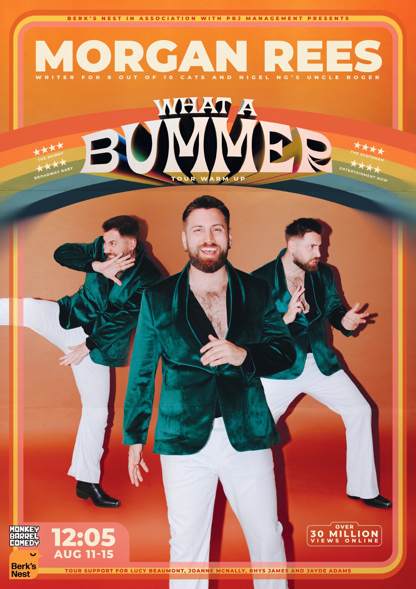 Morgan Rees: What A Bummer | Plymouth Comedy Festival, Barbican Theatre listing artwork