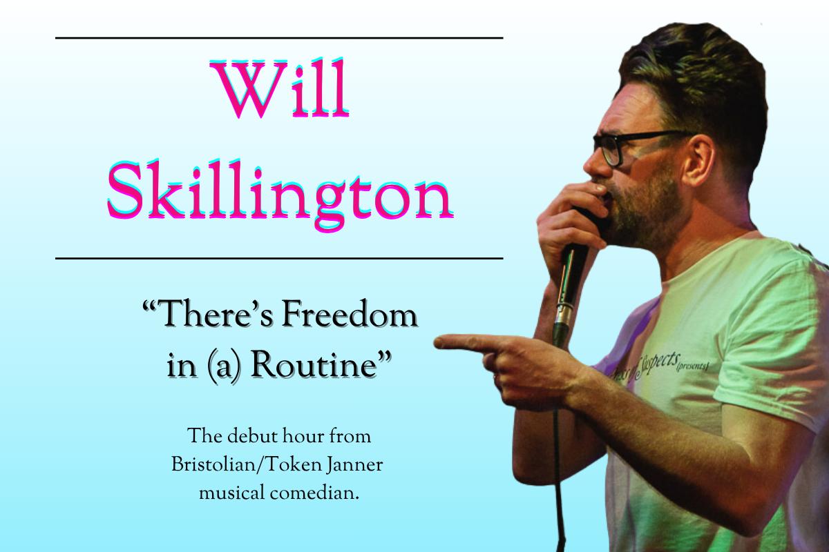 Will Skillington ‘There’s freedom in (a) Routine’ event artwork