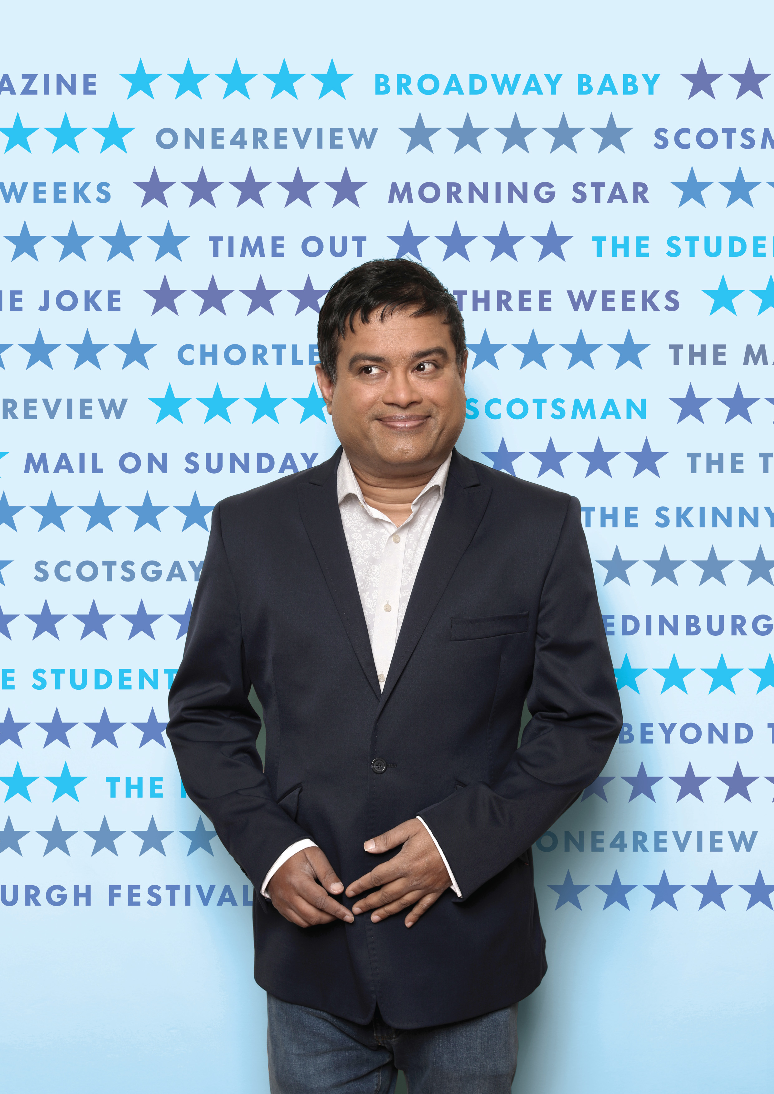 Paul Sinha: 2 Sinha Lifetime | Plymouth Comedy Festival, University of Plymouth listing artwork